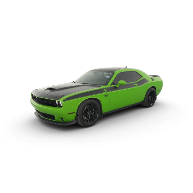 Used Dodge Challenger with manual transmission in green for Sale